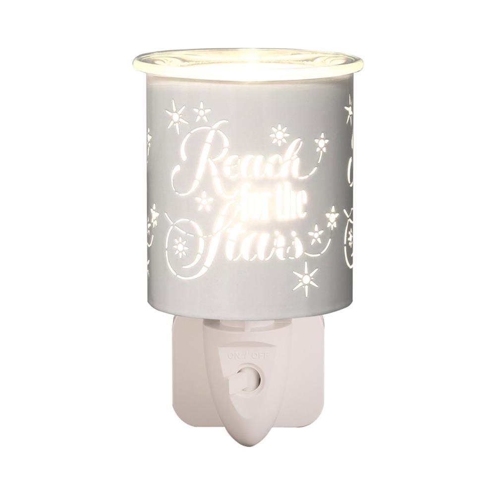 Aroma White & Gold Reach for the Stars Plug In Wax Melt Warmer £13.04